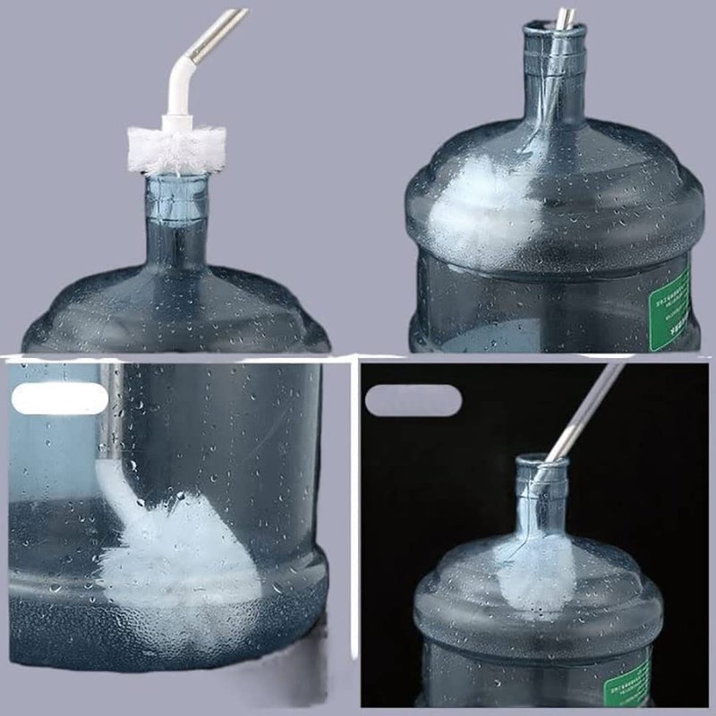 faas Can Cleaning Brush/ 360° Rotating Long Handle Cleaner Brush/ 20 LTR Water Can Cleaning Brush, Multicolour, Plastic - Image 3