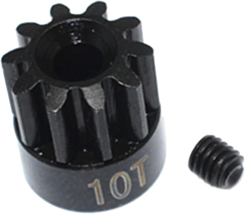 عجلة تروس وقضيب توجيه (Rack and Pinion)، ترس تروس من نوع Pinion بمواصفات 32DP، سرعات 9T، 10T، 11T، 12T، 13T، 14 أسنان، ترس نوع Step Spur بقطر 3.175 مم، مصنوع من الفولاذ، قضيب الترس بطول 3.175 مم، ملائم للمحركات.