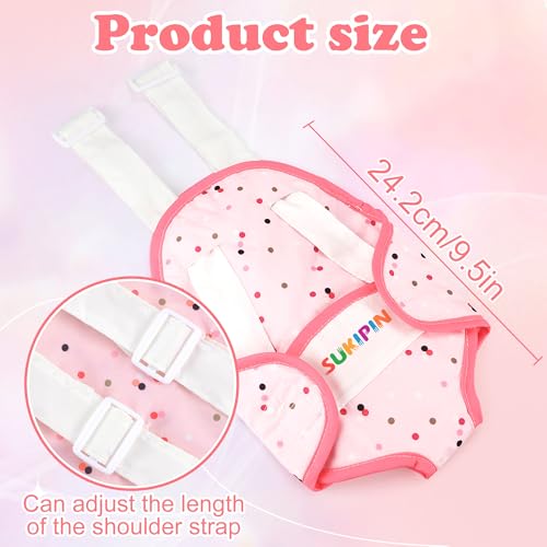 SUKIPIN Baby Doll Playsets for Girls, Baby Doll with Accessories Set for Girls 3-5, Baby Doll Set for 3 4 5 Year Old Girls Gifts, Stocking Stuffers for Toddlers Kids (Doll Playset) - Image 3