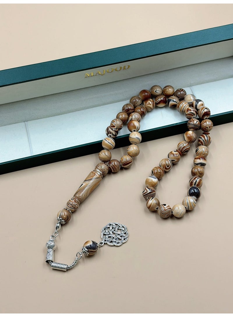 MAJOOD 45-Bead Resin Prayer Beads | Tasbih | 10mm | Ramadan Gift | For Men & Women - Image 5