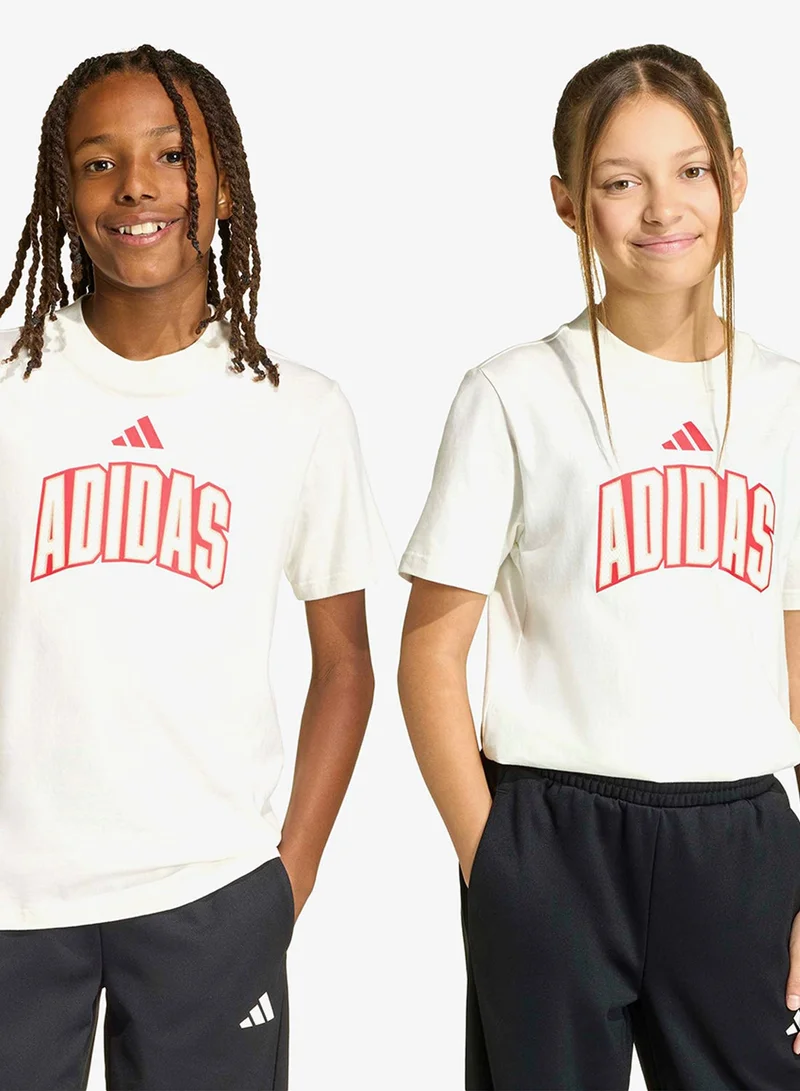 Adidas Youth Stadium Lettering T-Shirt