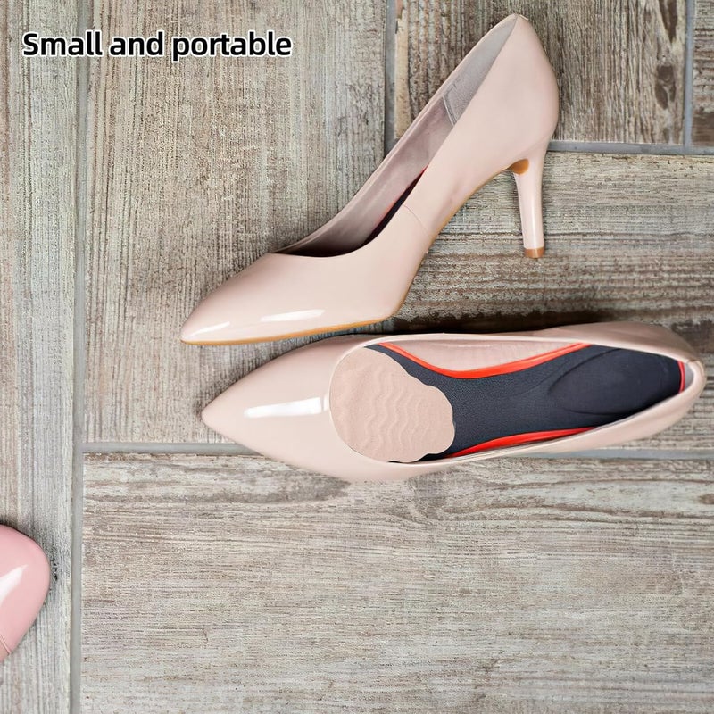 Forefoot Gel Pads 4 Pairs High Heels Half Insoles Metatarsal Support Cushions Anti-Slip Reusable Ball-of-Foot Pads for Women’s Shoes - Image 2