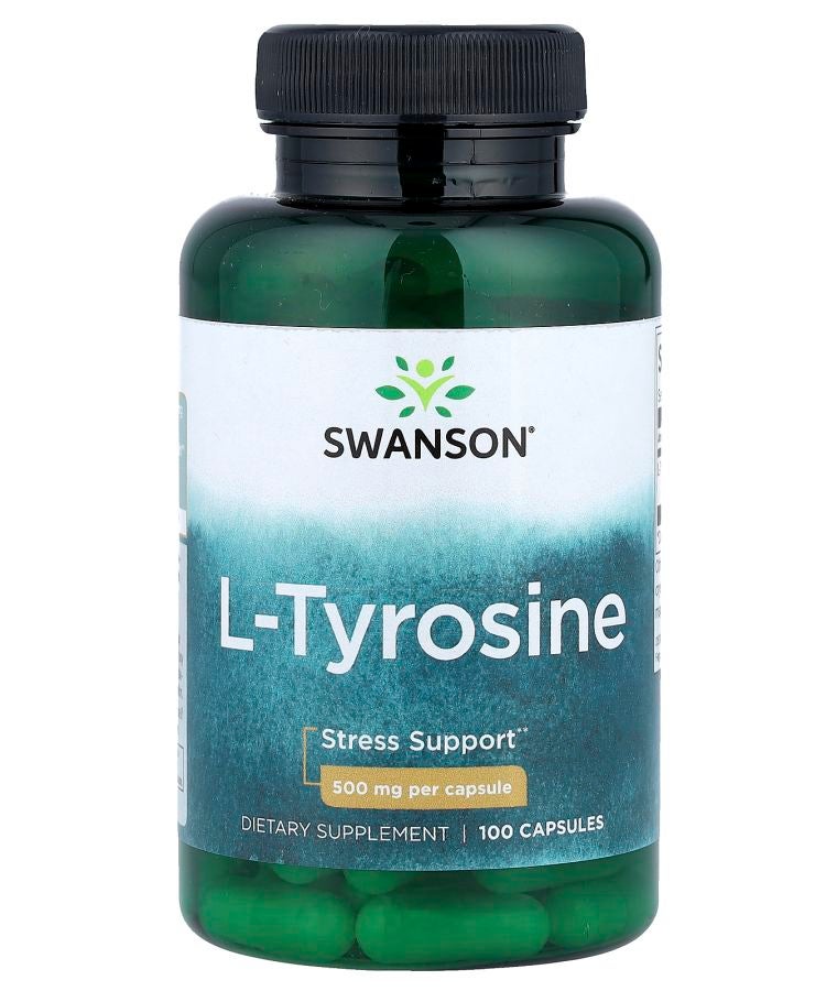 L-تيروزين 500 ملغ 100 كبسولة