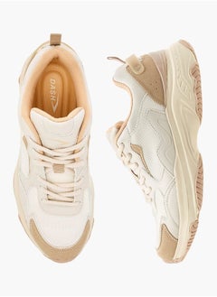 Dash Women Panelled Sports Shoes with Lace-Up Closure  - Image 3