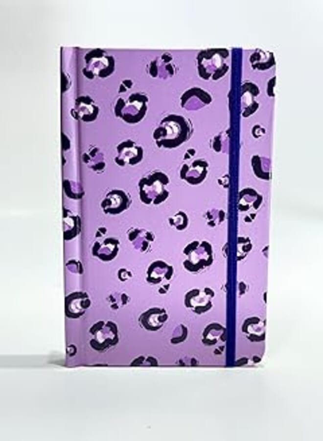 Animal Print Notebook Purple