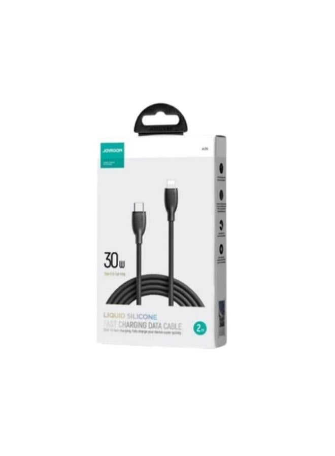 كابل بيانات سريع الشحن من سلسلة ملونةUSB-A to Lightning SA29 - Image 2