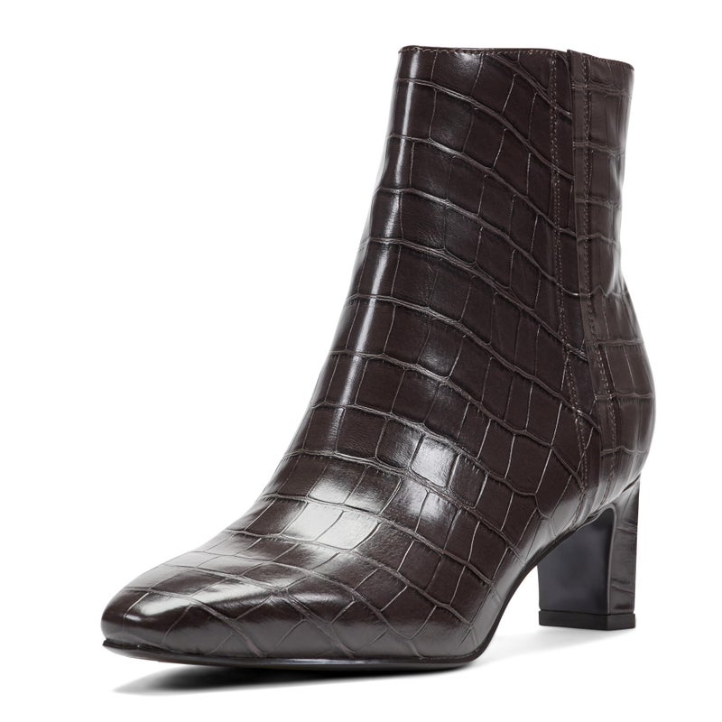Rockport Women's Marisa, Dark Brown Croco, 9 Medium