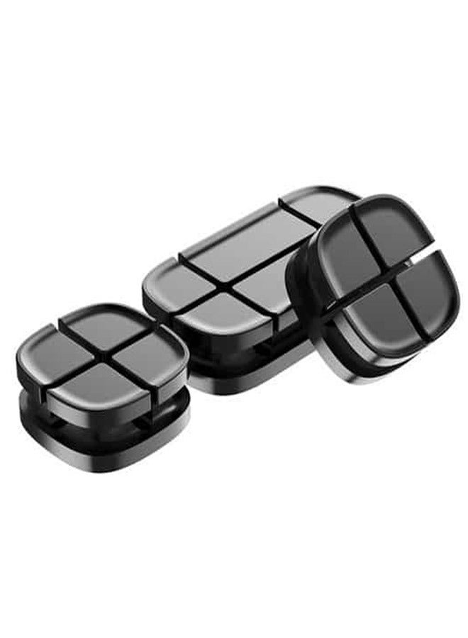 Earldom Desktop Cable Storage Management Silicone Charger Wire Organizer Holder Clip - Image 5