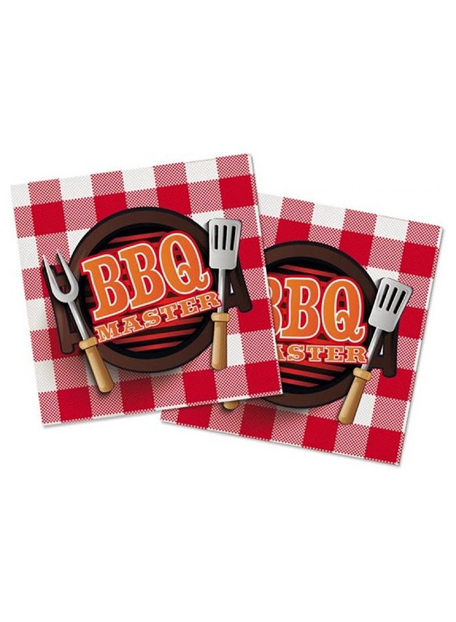 Folat Napkins Xl Bbq Master 40x40cm 20