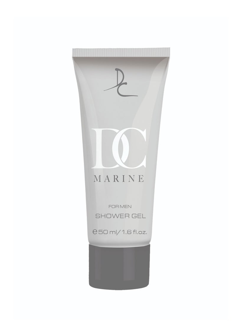 دورال كولكشن عطر دي سي مارين للرجال، مجموعة هدايا من 4 قطع، او دي تواليت 100 مل + او دي تواليت 15 مل + جل استحمام 50 مل + كريم ما بعد الحلاقة 50 مل - Image 3