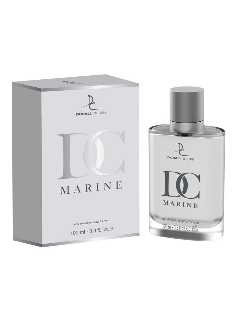 دورال كولكشن عطر دي سي مارين للرجال، مجموعة هدايا من 4 قطع، او دي تواليت 100 مل + او دي تواليت 15 مل + جل استحمام 50 مل + كريم ما بعد الحلاقة 50 مل - Image 5