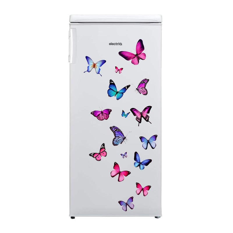 Decor Villa PVC Vinyl Butterfly 3D Wall Sticker JUST Peel Stick New Modern Art Trendy Wall Stickers for Home Decoration Living RoomOffice Bedroom etc Size 58 CM X 45 CM Multicolor