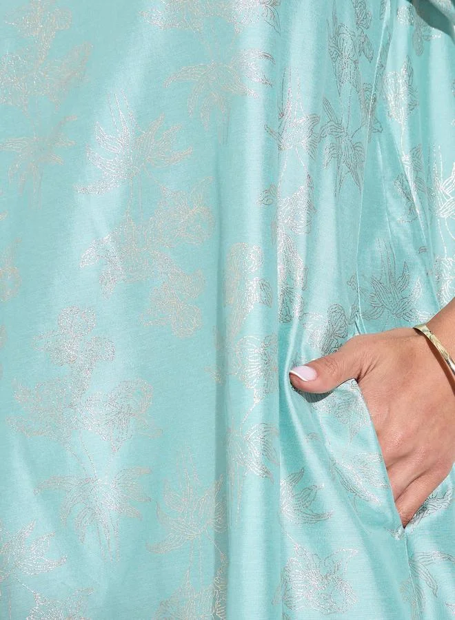 Amirah Blue same body as per navy sample in selected fabric without any trim for Women | Best Price UAE