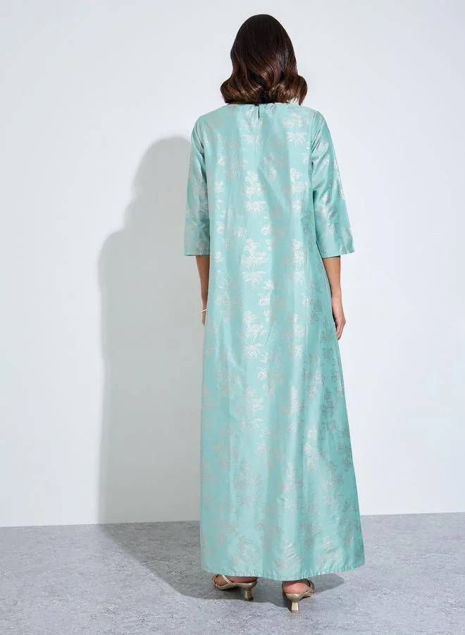 Amirah Blue same body as per navy sample in selected fabric without any trim for Women | Best Price UAE
