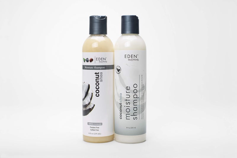 EDEN BodyWorks Coconut Shea Moisture Shampoo | 8 oz | Remove Build Up & Restore Moisture Balance - Packaging May Vary - Image 5