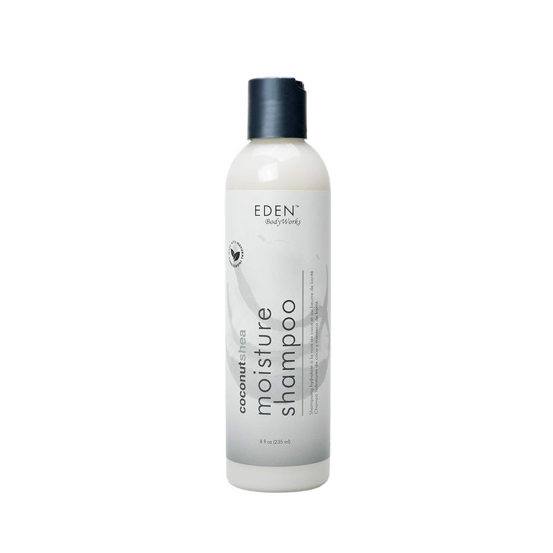 EDEN BodyWorks Coconut Shea Moisture Shampoo | 8 oz | Remove Build Up & Restore Moisture Balance - Packaging May Vary - Image 1