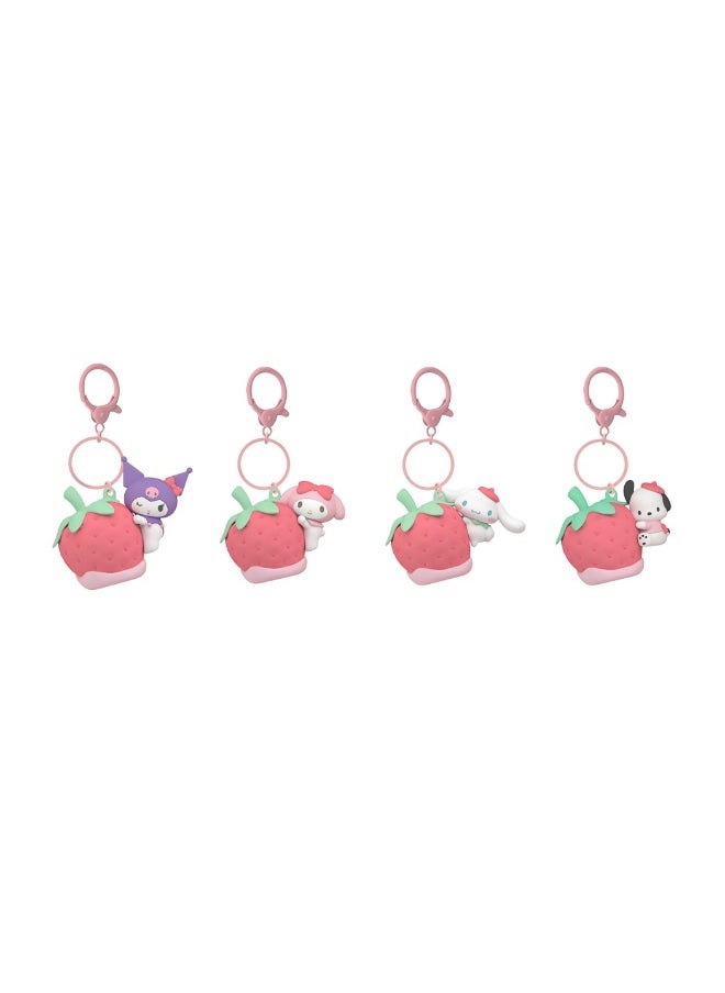 Miniso Light up your keys with this Strawberry Series light-up keychain featuring Sanrio characters. 