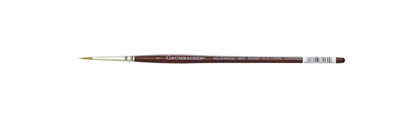 Grumbacher Goldenedge Golden Toray Round Watercolor Brush Synthetic Bristles Size 1 46201