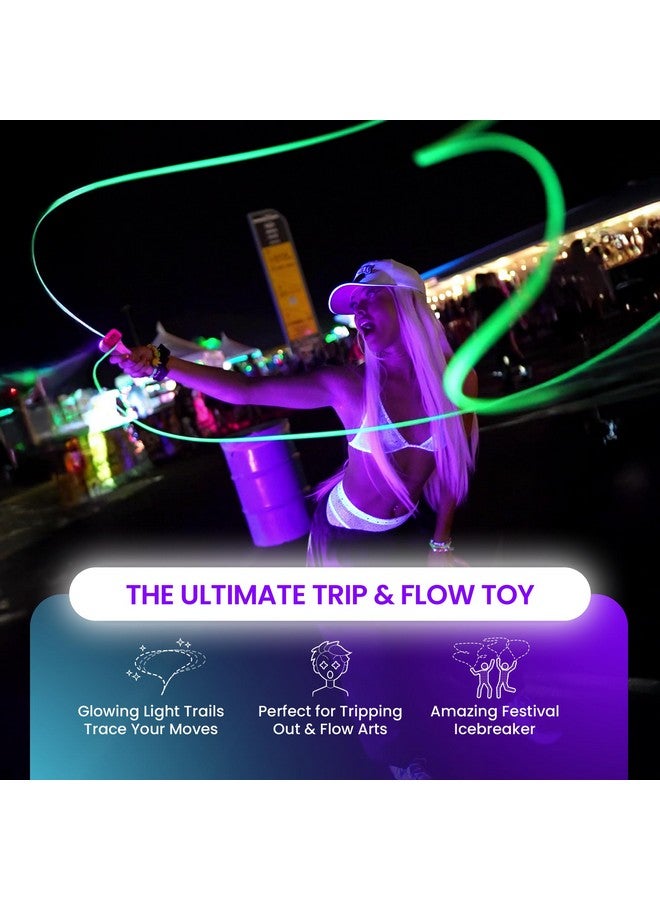 Loop Lasso Loop Lasso NANO Glow-in-the-Dark String Shooter Toy with Built-in UV Blacklight, Interactive STEM Toy for Kids and Adults, Viral Rave Accessory and Light Show Gadget  - Image 5