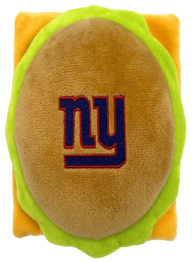 Pets First NFL New York Giants Football Stadium Snax Gift Boxset, Set of 3 Dog Toys with Inner Squeakers. Football Themed Dog Toys with NFL Team Logo - Image 4