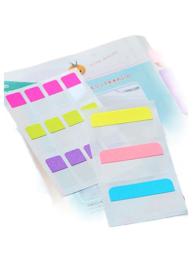 Stickn Fluorescent Indicator Label Sticker Classified Sticky Notes Index Paper Memo Pad 28*25Mm Paper Head Easy To Write 192 Pieces 6 Colors 38008Jd - Image 2