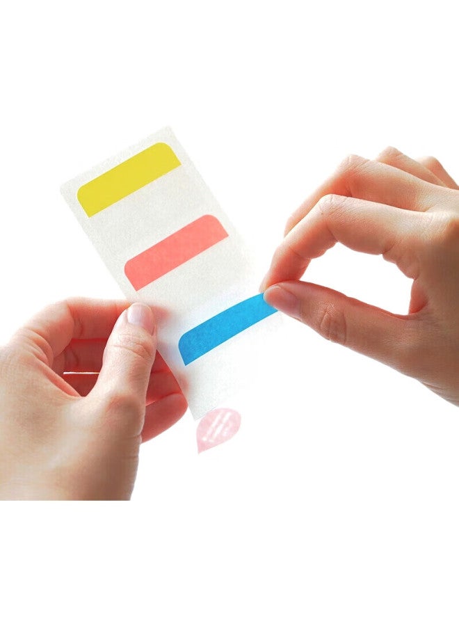 Stickn Fluorescent Indicator Label Sticker Classified Sticky Notes Index Paper Memo Pad 28*25Mm Paper Head Easy To Write 192 Pieces 6 Colors 38008Jd - Image 3