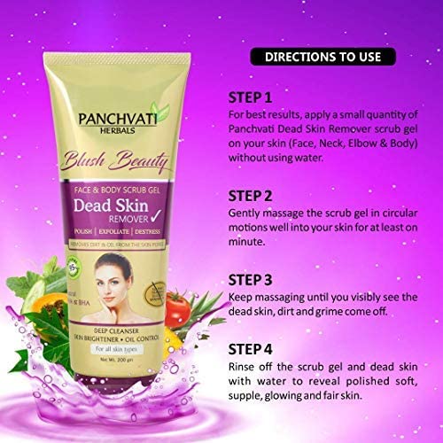 Panchvati Herbals Anti Cellulite Shape Cream (100 gms) With 200Ml Herbal Dead Skin Remover Gel for Men and Women - Image 4