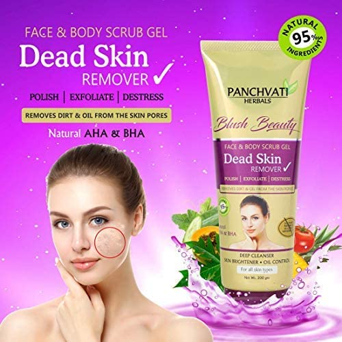 Panchvati Herbals Anti Cellulite Shape Cream (100 gms) With 200Ml Herbal Dead Skin Remover Gel for Men and Women - Image 3