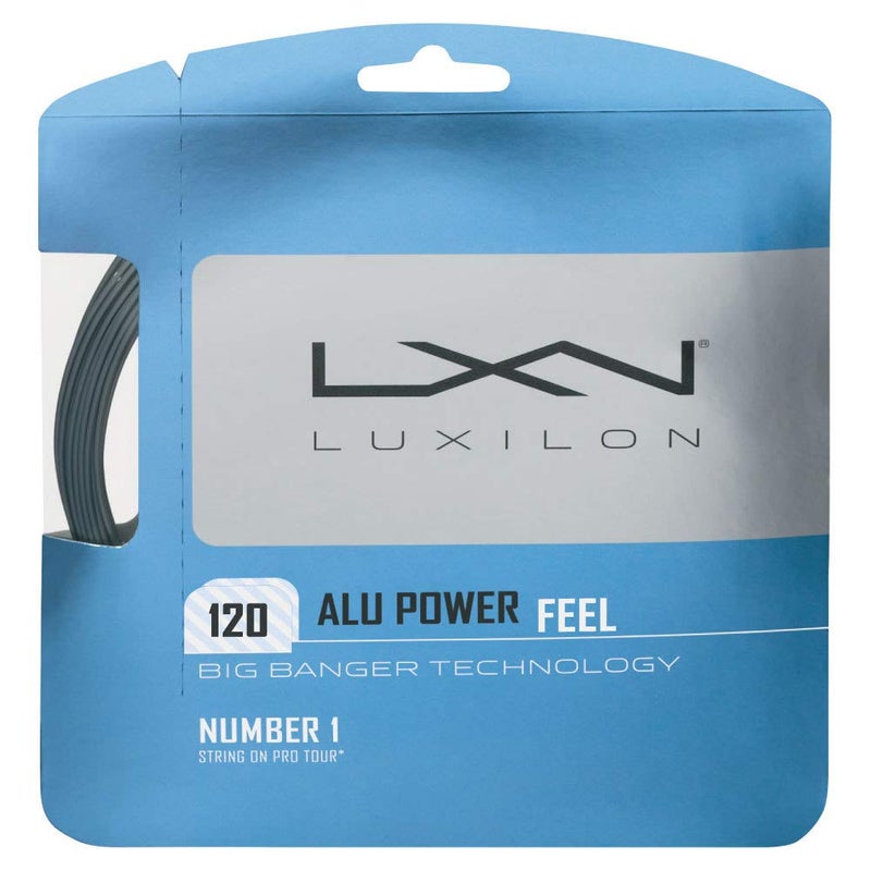 luxilon WILSON Luxilon ALU Power 120 Tennis String - Set, Grey, 1.20mm - Image 2