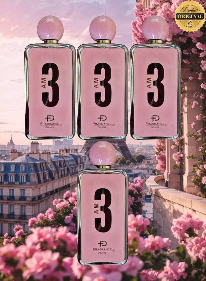 FD 4 Pieces 3Am Fd Deluxe Perfume 100ML - Image 1