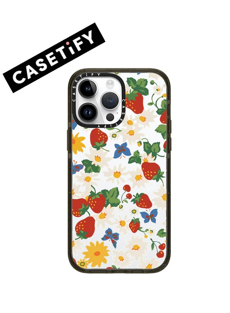 Strawberry Daisy Delight Case for iPhone 15 Pro Max