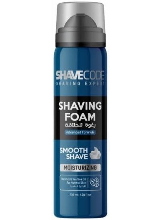 Shavecode Shaving Foam - Normal Skin (Menthol) 200ml