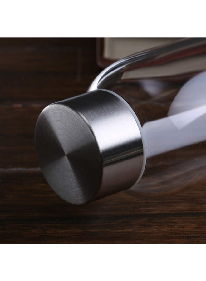 QUESERA زجاجات عصير قابلة لإعادة الاستخدام أدوات شرب للسفر زجاجات للمشروبات والصلصات 8 عبوات - Image 3