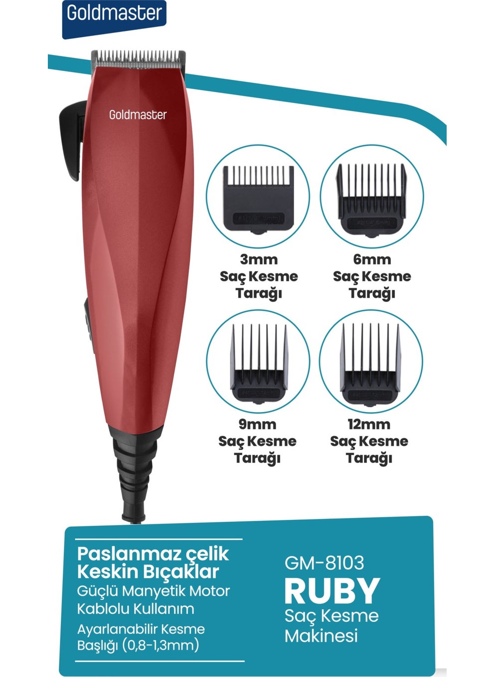 Ruby GM-8103 Hair Clipper - pzsku/ZD5C80F2F85934F56E6B1Z/45/_/1728063528/1a897c95-5ce8-4d79-a46c-1000dfdd4a86