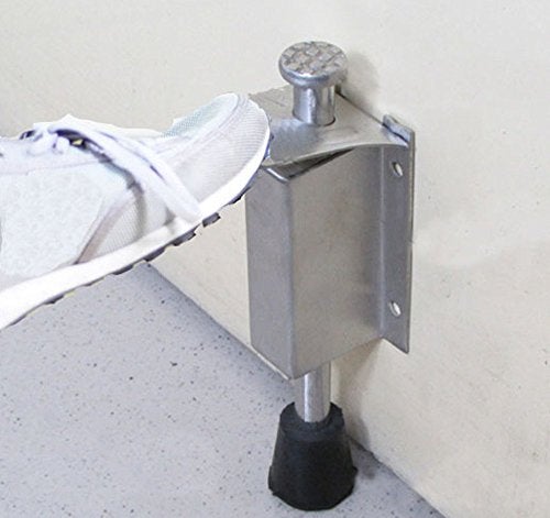 zoele Stainless Steel Door Stopper Spring Loaded Telescopic Step On Door Holder Stop & Release by Foot.Size;240mm(9.5") - Image 2