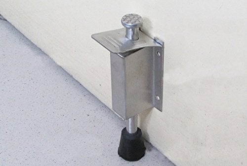 zoele Stainless Steel Door Stopper Spring Loaded Telescopic Step On Door Holder Stop & Release by Foot.Size;240mm(9.5") - Image 3