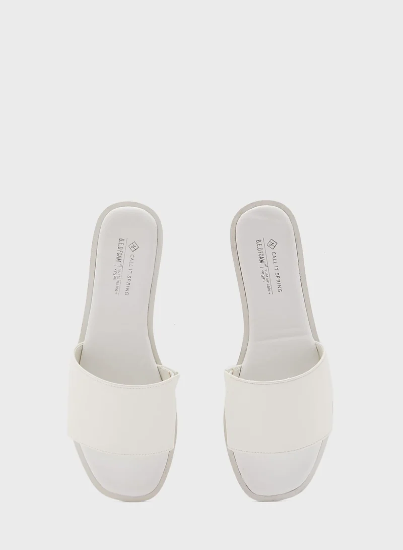 CALL IT SPRING Shimmerr Flat Sandals