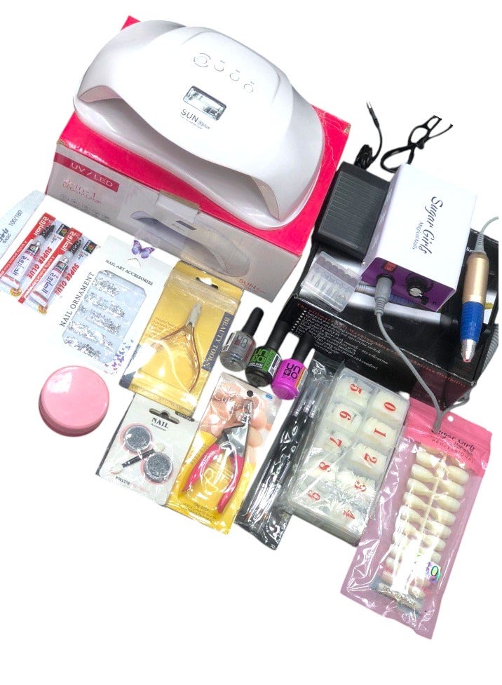 مجموعة العنايه بالأظافر وفنون تجميل الاظافر للمحترفين و المبتدئين للصالون والمنزل - Image 2