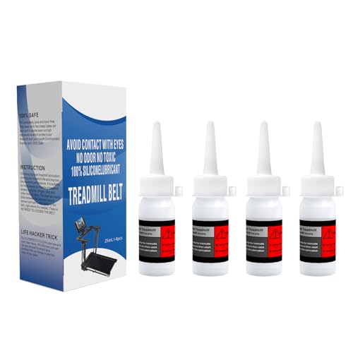 FUNRAY 100% Silicone Treadmill Belt Lubricants/Lubes - 25ml/Bottle, No Odor and No Toxic, Easy to Use, Disposable Lubricant, High Temperature Resistant and Stable Lubricant-4pcs - Image 1