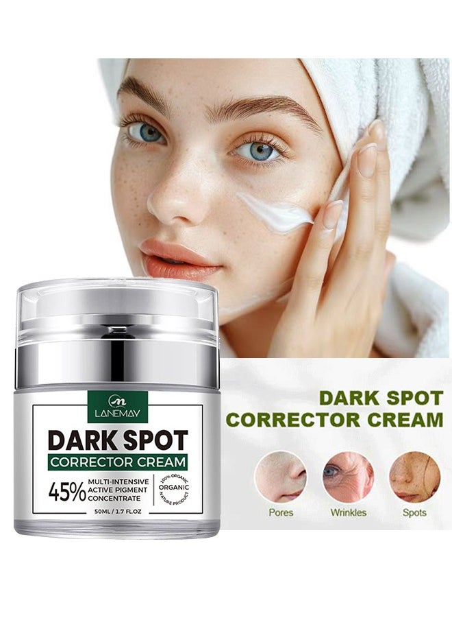 LANEMAY Multiple Efficacy-Daek Spot Corrector Cream - Dark Spot Remover for Face Dark Spot Corrector Cream Sun Spot Melasma Freckle Age spot Removal for Women and Men Improves Hyperpigmentation  - Image 1