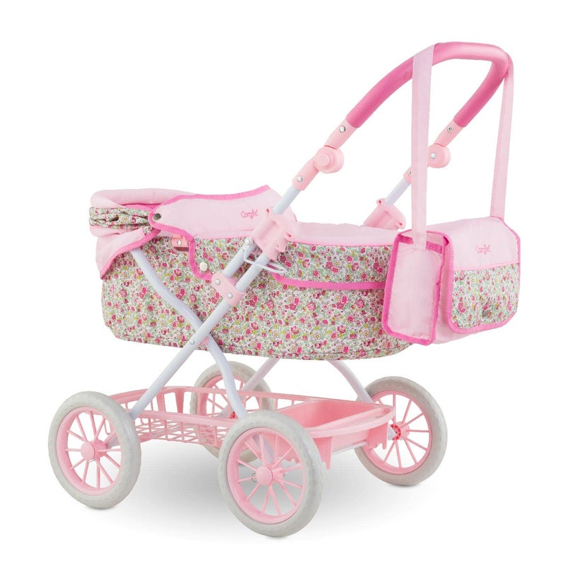 Corolle Baby Doll Stroller for Girls, Foldable Kids Toy Baby Stroller for Dolls with Carriage Design, Pink Pram - Image 5