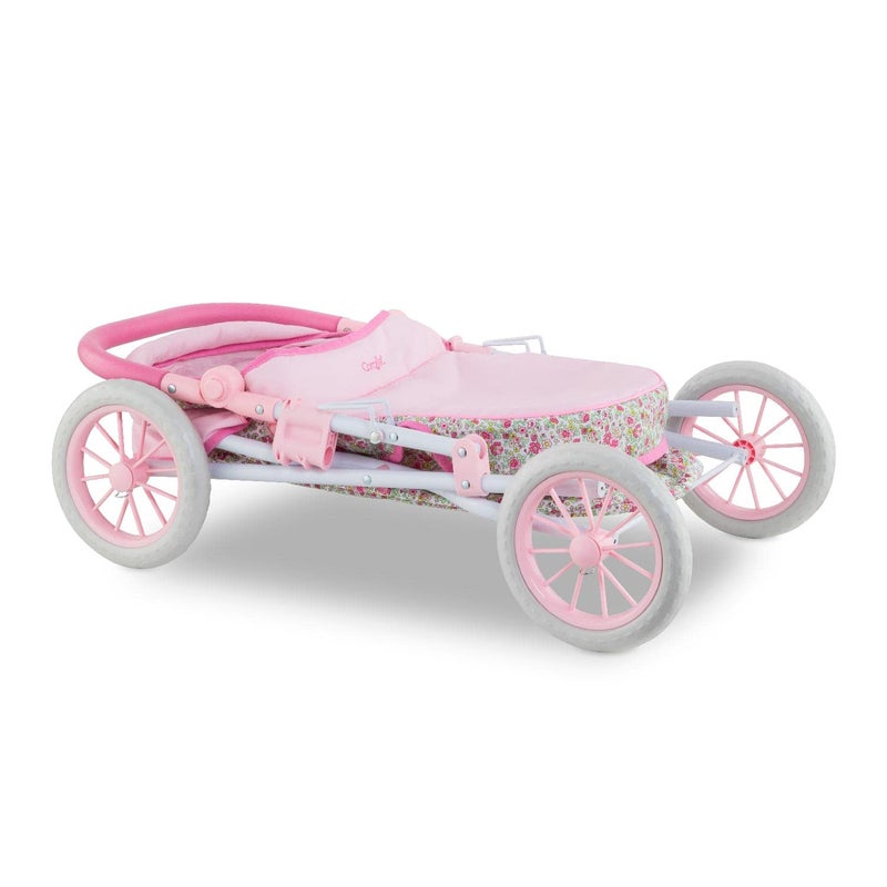 Corolle Baby Doll Stroller for Girls, Foldable Kids Toy Baby Stroller for Dolls with Carriage Design, Pink Pram - Image 4