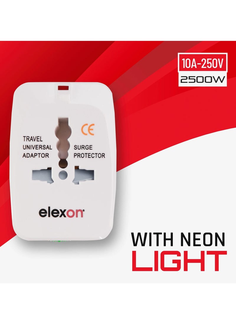 elexon Universal Travel Adapter Surge Protector  - Image 4
