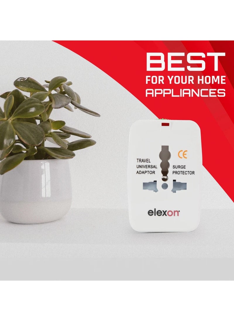elexon Universal Travel Adapter Surge Protector  - Image 5