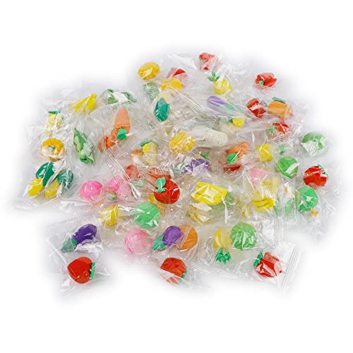 Cllayees 72 Pcs Assorted Fruit Pencil Erasers Toy Set Mini Vegetable Puzzle Erasers Bulk 3D Come Apart Gift for Kids Reward Party Favors Fruit and Vegetable - Image 5