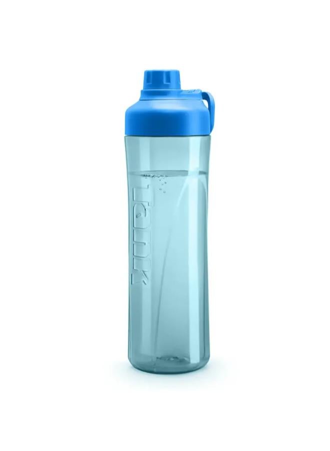 Tank Tritan Plastic Water Bottle 800mL, Blue, BPA Free - Image 2