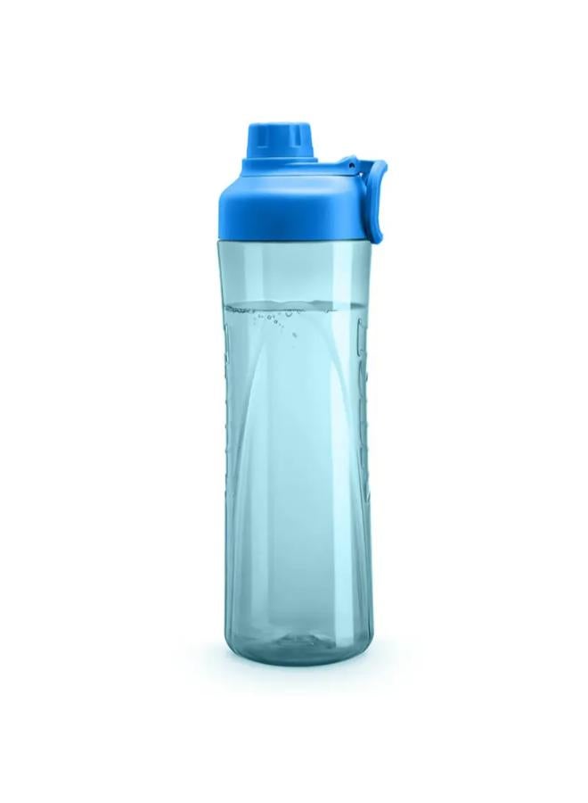 Tank Tritan Plastic Water Bottle 800mL, Blue, BPA Free - Image 3