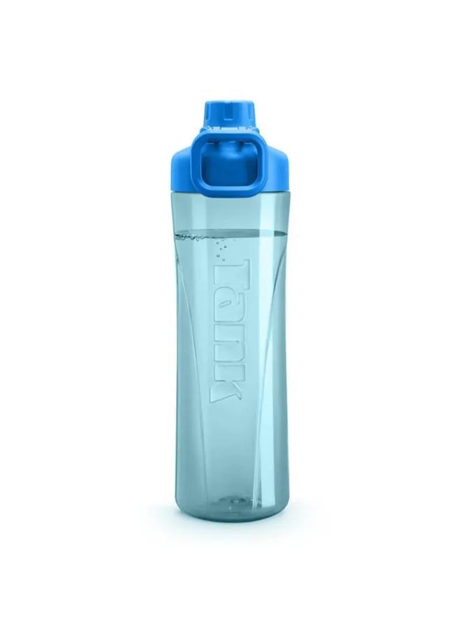 Tank Tritan Plastic Water Bottle 800mL, Blue, BPA Free - Image 4