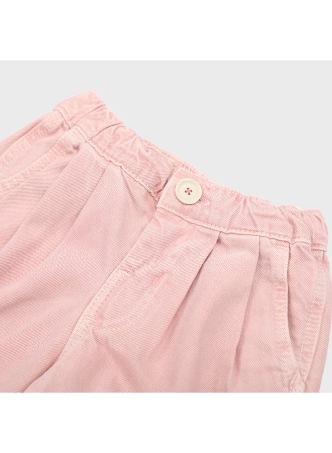 Zara trendy Minimalist Comfortable & Crisp Color-blocked Stitched Casual Pants For Kids - Image 4