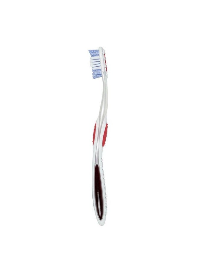 Colgate Colgate 360 Optic White Toothbrush Medium | Compact Head for Deep Cleaning & Whitening  - Image 3